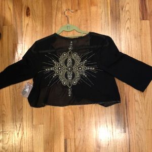 NWT Black sheer light cardigan from forever 21